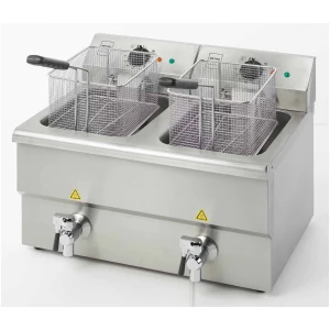 Friteuse Professional Dubbel 2x8liter