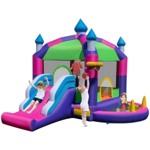 Kasteel Overdekt met glijbaan